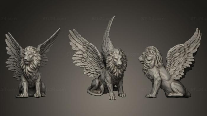 Winged Lion statue